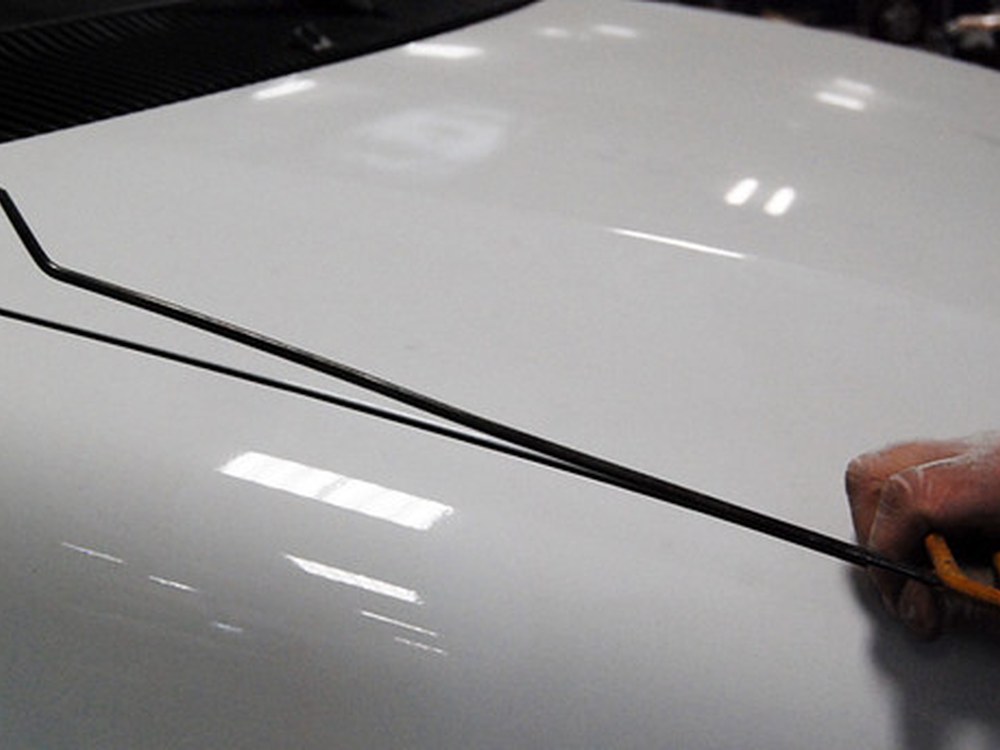 A crisp body line in fresh paint