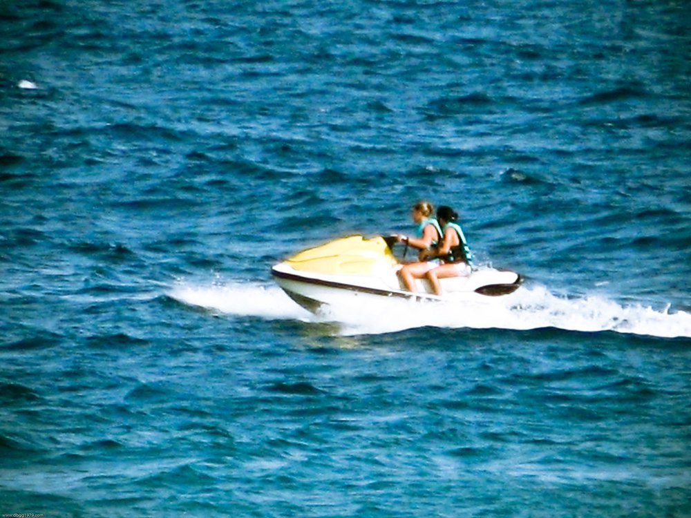 Personal watercraft on the water